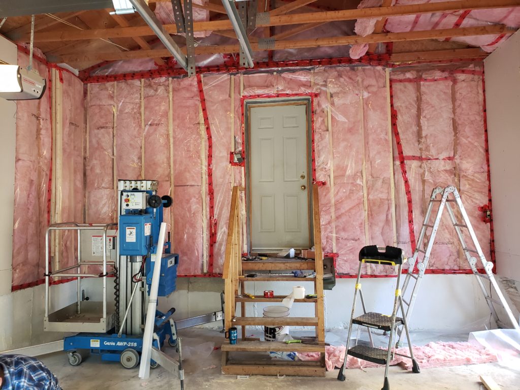 Garage finishing, and drywall