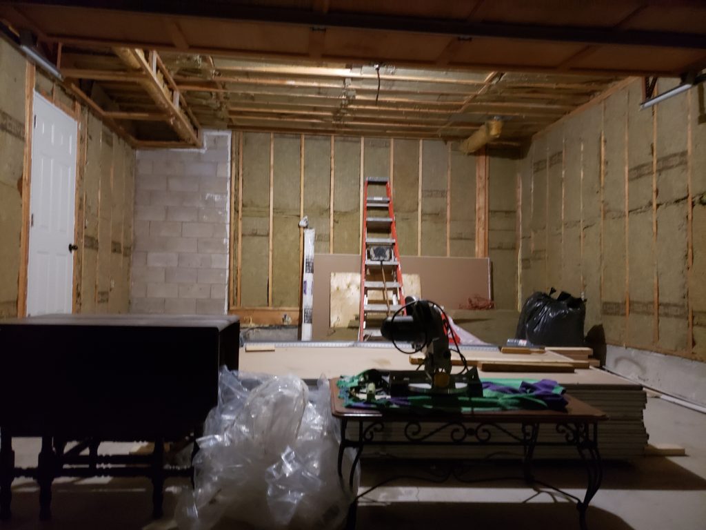 Garage finishing, and drywall